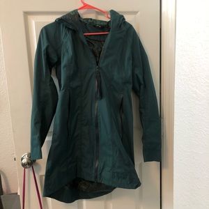 Emerald Lululemon Sweat Life rain coat